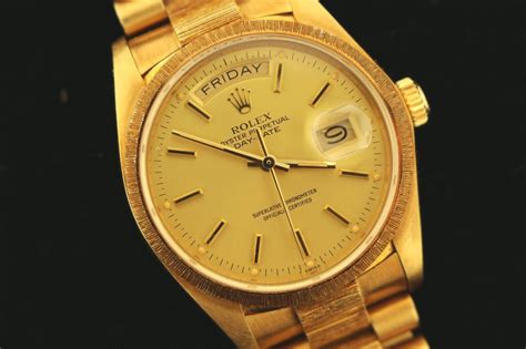 rolex day date bark dial 18078 1979